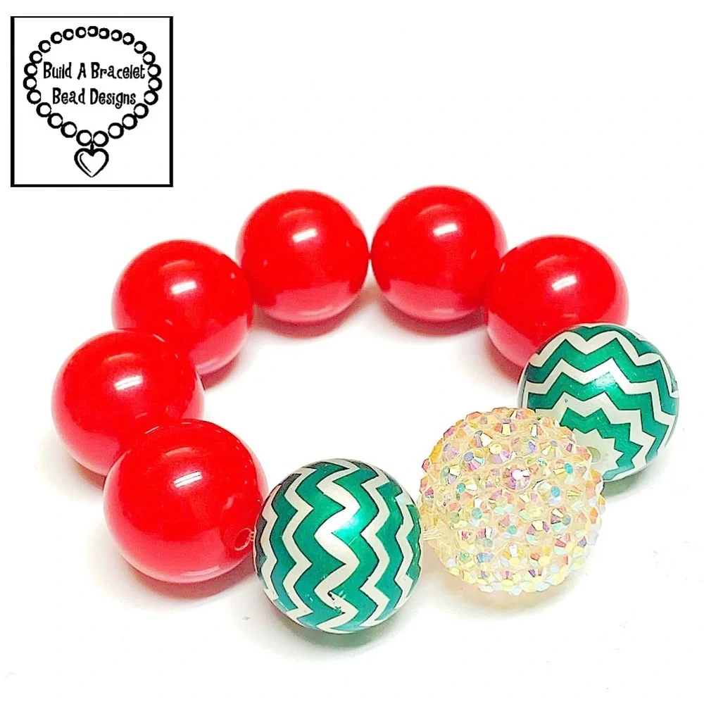 Ready For The Holidays Chevron Bracelet